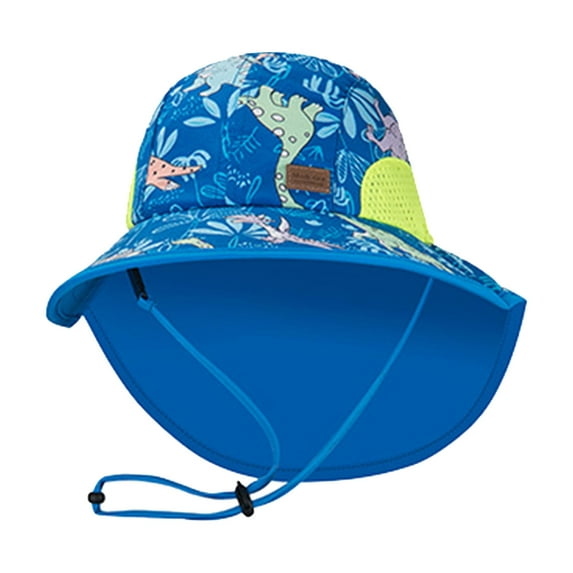 Ketyyh-chn99 Girls Hat UPF 50+ Uv Sun Protection Baby Sun Hat Adjustable Outdoor Girls Cap Dark Blue,M
