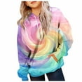 thumbnail image 1 of Ketyyh-chn99 Girls Pullover Hoodies Sweatshirt Kids Jacket Girls Hoodies Cute Hoodies for Teen Girls Oversized Long Sleeve Fall Hooded Sweatshirt with Pockets Size for 3-4 Years,Light Blue, 1 of 6