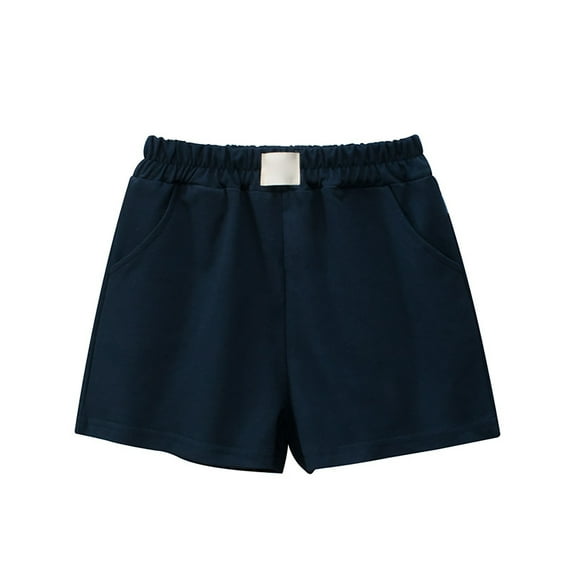 Ketyyh-chn99 Girls Shorts Baby Girl Clothes Toddler Baby Girls Boys Solid Color Cotton Linen Shorts Summer Blue,2-3 Years