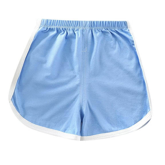 Ketyyh-chn99 Toddler Baby Boy Girl Shorts Solid Color Cotton Casual Beach Shorts Jogger Shorts Pants Trousers Summer Short Pants BU2,18-24 Months