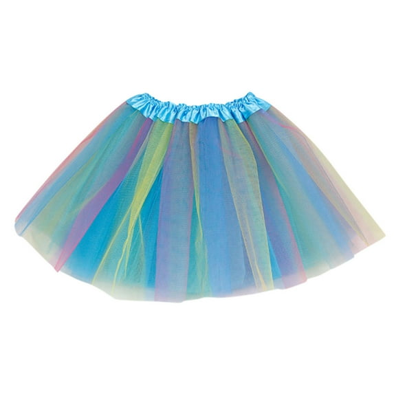 Ketyyh-chn99 Girls' Skirt for Special Occasions Girls' Multicolor Tutu Skirt Toddler Kids Girls Baby Tulle Ballet Skirt Outfits for One Size,Blue