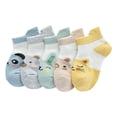 thumbnail image 1 of Ketyyh-chn99 Girls Socks Baby Toddler Thick Wool Socks 5 Pairs,Yellow,S, 1 of 3