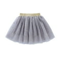 thumbnail image 1 of Ketyyh-chn99 Girls Tutu Skirt Toddler Girls Irregular Skirts A-line Mini Skirts Autumn Winter Outfits Clothes for 2-3 Years,Grey, 1 of 5