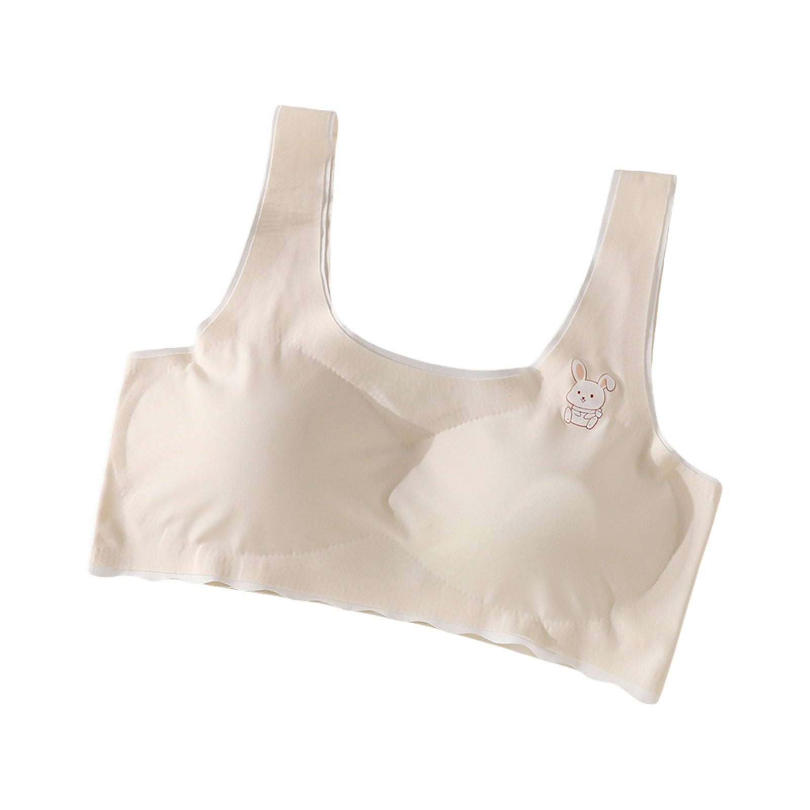 Ketyyhchn99 Girls Underwear Undershirts Girls Bra Training Bra Cotton Bralette Seamless Cami