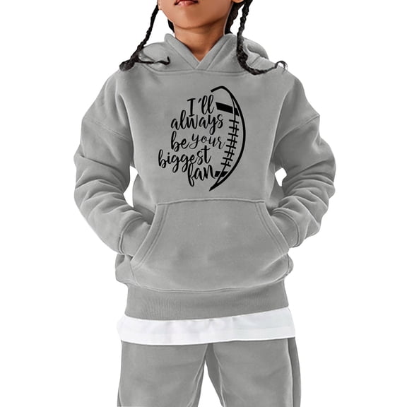 Ketyyh-chn99 Girls Zip-up Hoodie Long Sleeve Sweatshirt Kids Jacket Girls Sweatshirt Back to School Outfit Oversized Hoodies 1st Day of School Pattern Hooded Top Size for 9-10 Years,Grey