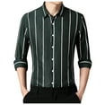 thumbnail image 1 of Ketyyh-chn99 Golf Polo Shirts for Men Long Sleeve Polo Shirts Pullover Tops Casual Slim Fit Basic Shirts Green,2XL, 1 of 5