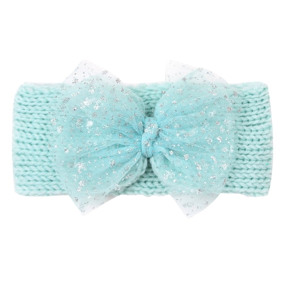 Ketyyh-chn99 Headband Girls Baby Toddler Solid Hair Band Bow Accessories Headwear Mint Green