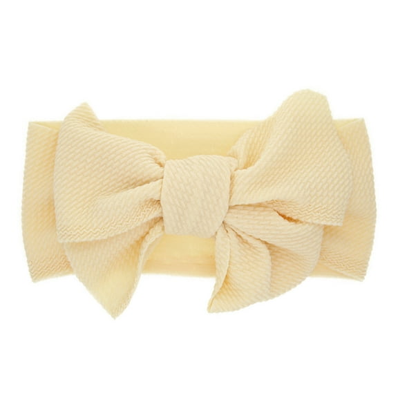 Ketyyh-chn99 Headband for Baby Girl Cute Hair Bows Flower Hair Accessories for Kids Beige