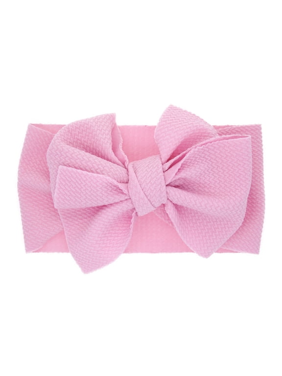 Headband for Baby Girl Cute Hair Bows Flower Hair Accessories for Kids Pink