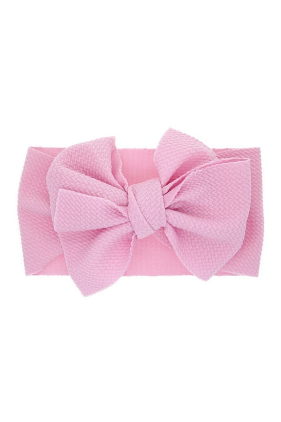 Headband for Baby Girl Cute Hair Bows Flower Hair Accessories for Kids Pink