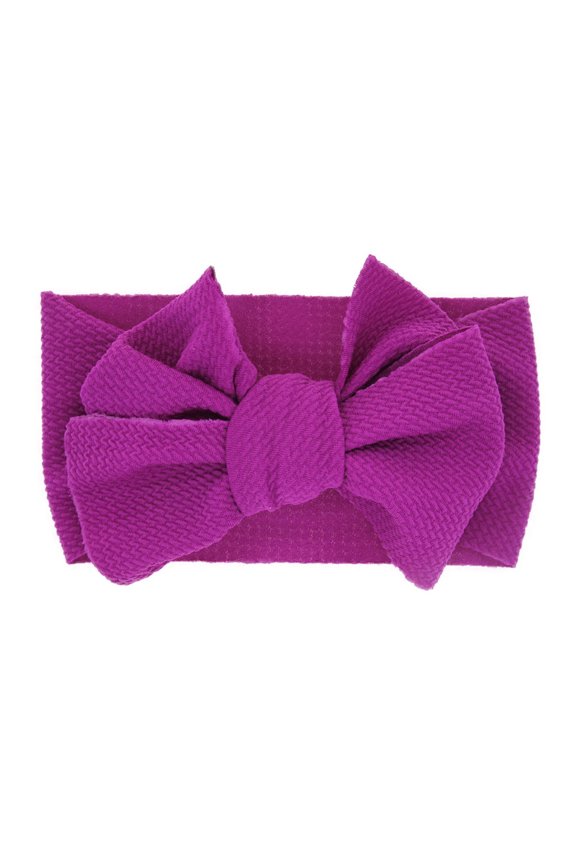 Headband for Baby Girl Cute Hair Bows Flower Hair Accessories for Kids Purple