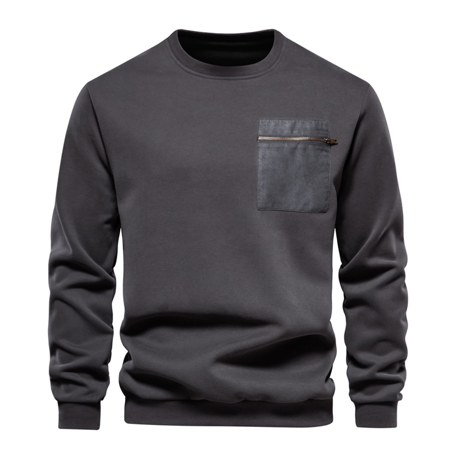 Mens sweatshirts with chest pocket hotsell