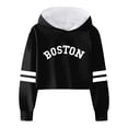 thumbnail image 1 of Ketyyh-chn99 Hoodies for Teen Girls Cute Trendy Kids Jacket Girls Fall Winter Clothes Crop Sweatshirts Hoodies Kids Teen Cute Plaid Shirts Long Sleeve Casual Fashion Tops Size for 10-12 Years,Black, 1 of 4