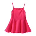thumbnail image 1 of Ketyyh-chn99 Infant Girl Rompers Baby Girl Summer Clothes Baby Boy Girl Clothes Romper Jumpsuit Solid Color One Piece Bodysuit Outfit Hot Pink,6-12 Months, 1 of 5