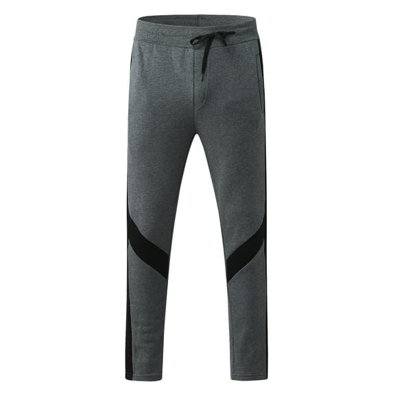 Ketyyh-chn99 Jogger Pants Men Running Leggings Pants Yoga Pants Leggings for Men's High Waist Workout Sweatpant Dark Gray,L