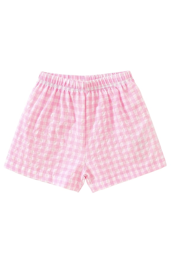 Kids Baby Girls Shorts Newborn Baby Girls Boys Pants Cotton Linen Blend Cute Floral Bloomers Triangle Shorts for 12-18 Months,Pink
