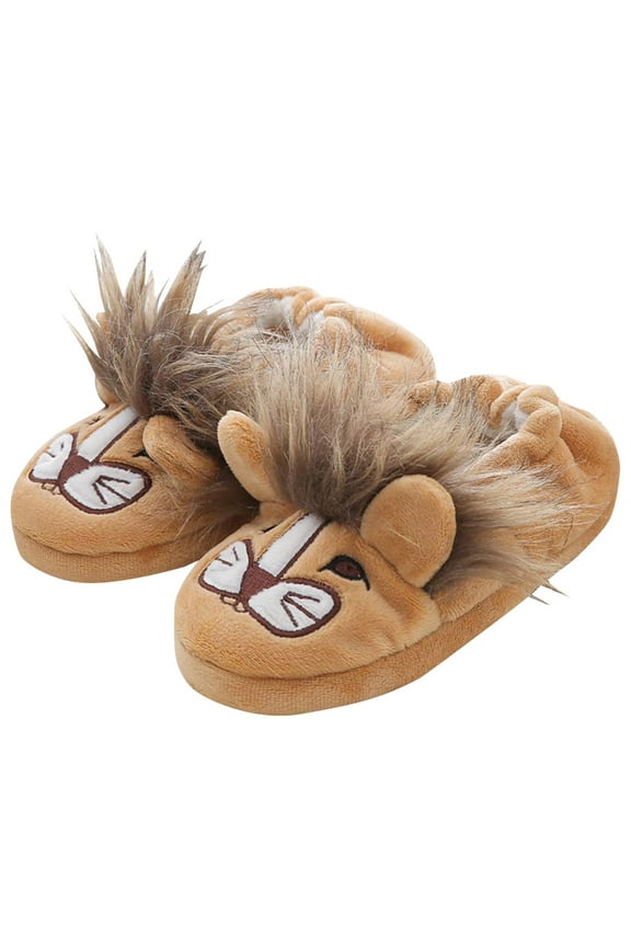 Kids House Slippers Winter Warm Shoes Girls Fluffy Slippers Kids Open Toe Memory Foam Slides Sandals Soft Plush Cross Band House Shoes Indoor Outdoor Slip On Size for US 9,Yellow