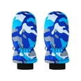 thumbnail image 1 of Ketyyh-chn99 Kids Ski Gloves Toddler Girls Boys Snow Gloves Ski Winter Gloves Waterproof Windproof Warm Gloves Blue, 1 of 2