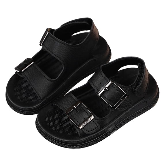 Ketyyh-chn99 Kids Summer Athletic Sandals Toddler Sandals Boys Summer Boys Sandals Open toe Kids Sandals Beach Outdoor Sports Hiking Camping Size for US 10,Black