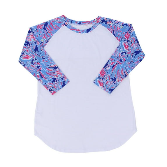 Ketyyh-chn99 Kids Tops for Girls Toddlers' Long Sleeve T-Shirts Autumn Kids Tee Tops Purple,4