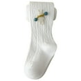 thumbnail image 1 of Ketyyh-chn99 Little Boys Cotton Fashion Casual Crew Socks 5 Pair Pack for Boys White,XS, 1 of 5