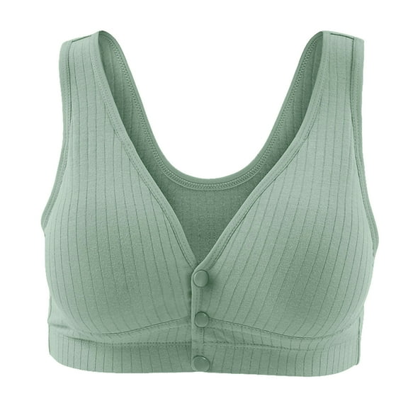 Ketyyh-chn99 Maternity Bra Womens Seamless Nursing Bra Breastfeeding Bralette Comfortable Sleeping Bra Green,M