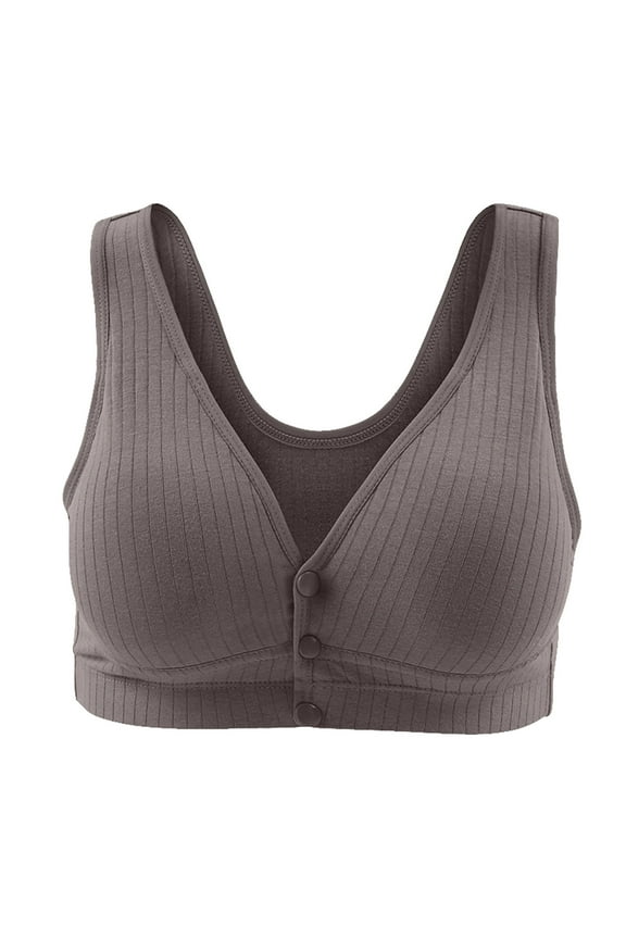 Maternity Bra Womens Seamless Nursing Bra Breastfeeding Bralette Comfortable Sleeping Bra Purple,L