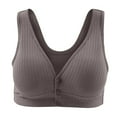 thumbnail image 1 of Ketyyh-chn99 Maternity Bras Pregnancy Womens Seamless Nursing Bra Front Buckle Breastfeeding Maternity Bralette Comfortable Sleeping Bra Purple,XL, 1 of 3