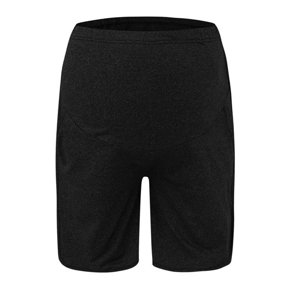 Ketyyh-chn99 Maternity Pants Jeans Skinny Trousers Jeans Women's Soft Maternity Solid Wide Leggings Yoga Active Wear Black,L