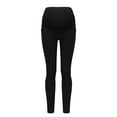 thumbnail image 1 of Ketyyh-chn99 Maternity Pants Women's Straight Leg Career Pant with Full Panel Black,M, 1 of 2