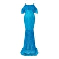 thumbnail image 1 of Ketyyh-chn99 Maternity Photoshoot Outfits 2024 Summer Maternity Clothes Feeding Dress Maternity Dress Women Sleeveless Photoshoot Dress Blue,S, 1 of 5