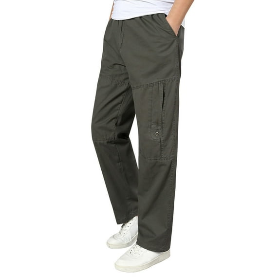 Ketyyh-chn99 Men Loose Casual Sport Pants Gym Trousers Running Joggers Sweatpants Army Green,4XL