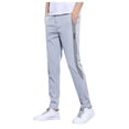 thumbnail image 1 of Ketyyh-chn99 Men Sweatpants Breathable Pants Men's Cargo Pants Mens Pants Men's Fashion Summer Slim Casual Solid Classic Trousers Long Pants Light Gray,3XL, 1 of 4