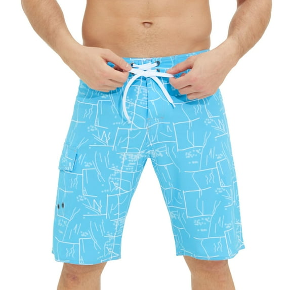 Ketyyh-chn99 Men Swim Trunks Mens Swim Trunks with Compression Liner Inseam Bathing Suit Lightweight Swimming Shorts BU1,34