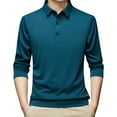 thumbnail image 1 of Ketyyh-chn99 Men's Polo Shirts Long Sleeve Workout Casual Polo Shirts with Pocket Green,XL, 1 of 4