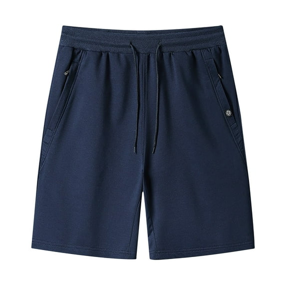 Ketyyh-chn99 Mens Basketball Shorts Active Flex Waistband Men's Linen Casual Classic Fit Short Summer Beach Shorts Dark Blue,4XL