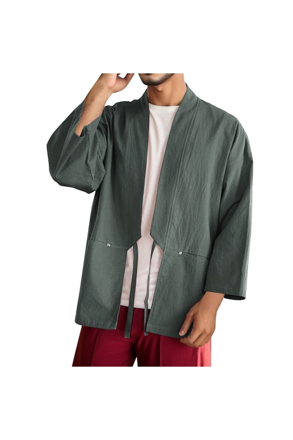 Mens Fall Cardigans Button Down Long Sleeve Soft Knit Cardigan Sweaters Grey,2XL