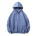 thumbnail image 1 of Ketyyh-chn99 Mens Fashion Casual Tops Tie Dye Tee Shirt Loose Fit Wear Blue,L, 1 of 5