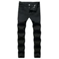 thumbnail image 1 of Ketyyh-chn99 Mens Jeans Men's and Big Men's Relaxed Fit Jeans Men's Stretch Jeans Relaxed fit Mens Fashion Casual Loose Pants Black,36, 1 of 5