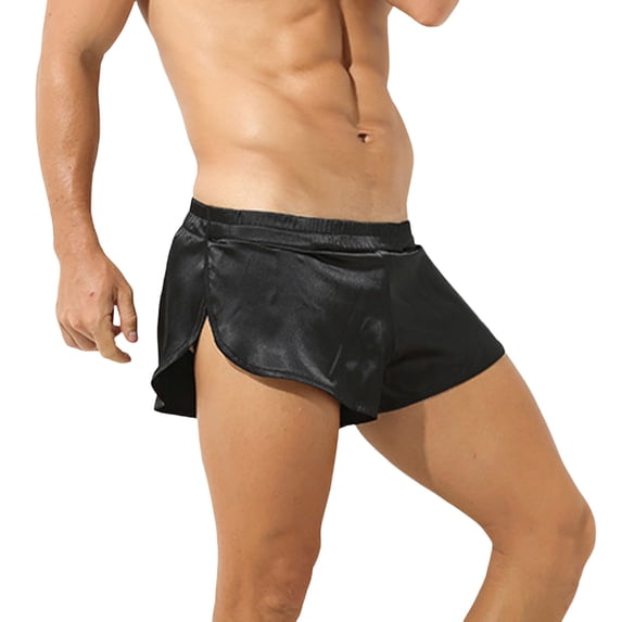 Ketyyh-chn99 Mens Pajamas Set Flannel Pajamas for Men Casual Underwear Waist Loose Pants Black,L