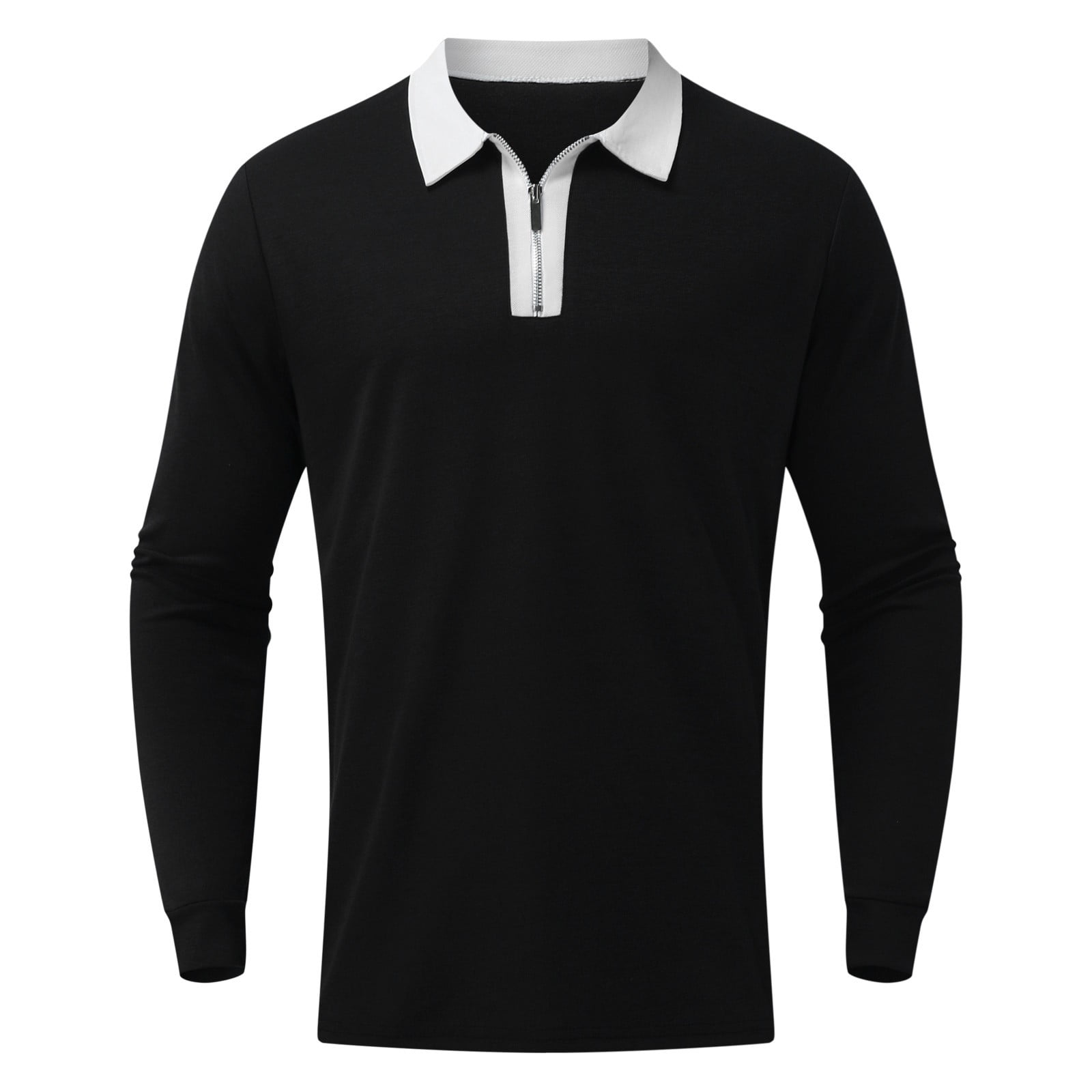 Ketyyh-chn99 Mens Polo Shirts Long Sleeve Polo Shirts Regular Fit
