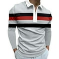 thumbnail image 1 of Ketyyh-chn99 Mens Shirts Fashion Casual Sports Sweatshirt Long Sleeve T Shirt Polo Shirts for Men Red,M, 1 of 4