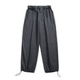 thumbnail image 1 of Ketyyh-chn99 Mens Sweatpants Work Wear Fashion Zipper Pockets 2023 Dark Gray,L, 1 of 4