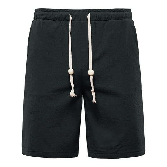 Ketyyh-chn99 Mens Swim Trunks Summer Short Pant Stretch Beach Shorts Board Shorts Black,M