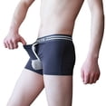 thumbnail image 1 of Ketyyh-chn99 Mens Underwear Breathable Underwear for Men Seamless Underwear Black,M, 1 of 4
