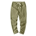 thumbnail image 1 of Ketyyh-chn99 Mens Work Pants Relaxed Fit Elastic Waist Pants for Men Green,XL, 1 of 3