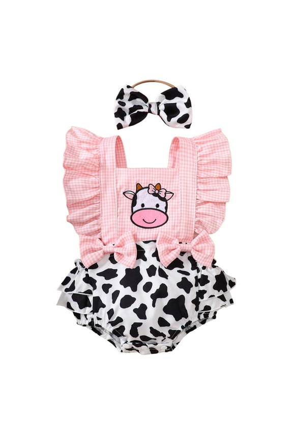 Newborn Girl Clothes 1st Birthday Girl Gifts Newborn Infant Baby Girl Clothes Rompers Summer Jumpsuits Short Sleeve Romper Infant Baby Clothes Girl Size for 12-18 Months,Red