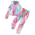 Ketyyhchn99 Newborn Infant Baby Girls Sweatshirts Tie Dye Sweatsuit