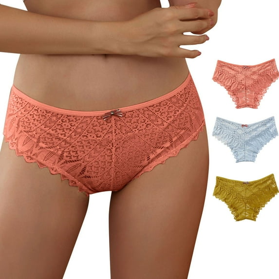 Ketyyh-chn99 Panties for Women Cool Comfort Brief Underwear 2023 3 Pack Yellow,5XL