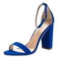 thumbnail image 1 of Ketyyh-chn99 Platform Sandals Slip on Shoes Slippers Women's Wedge Sandals Comfortable Open Toe Shoes for Party Wedding and Fashion Dress Blue,7, 1 of 4